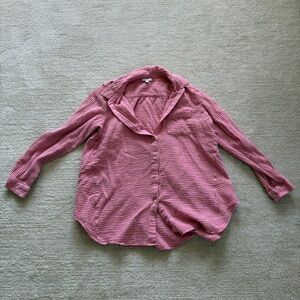 J. Jill Textured Rose Top